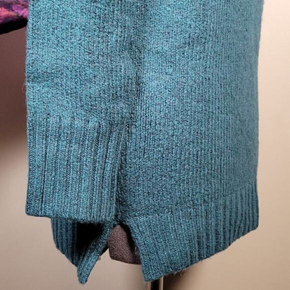 Eddie Bauer Teal Turtleneck Sweater Sz S - Picture 7 of 9